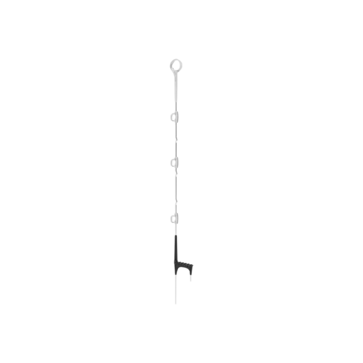 USA Grazing Systems Gallagher multi-wire ring top post for portable electric fencing with multiple attachment points