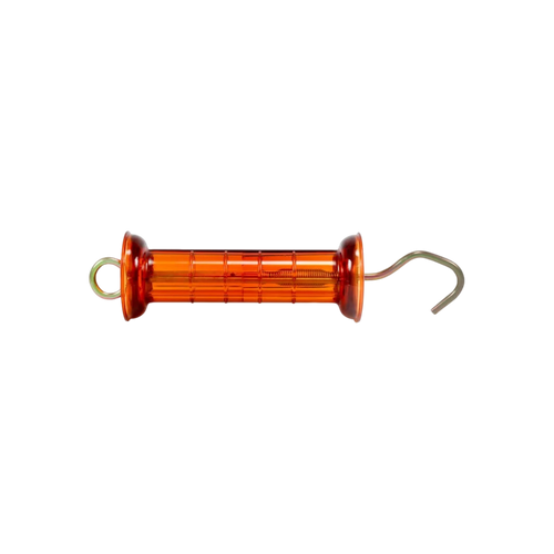 USA Grazing Systems orange polycarbonate electric fence gate handle with internal expansion spring