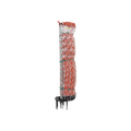 USA Grazing Systems orange electric poultry netting roll with integrated posts for portable livestock fencing