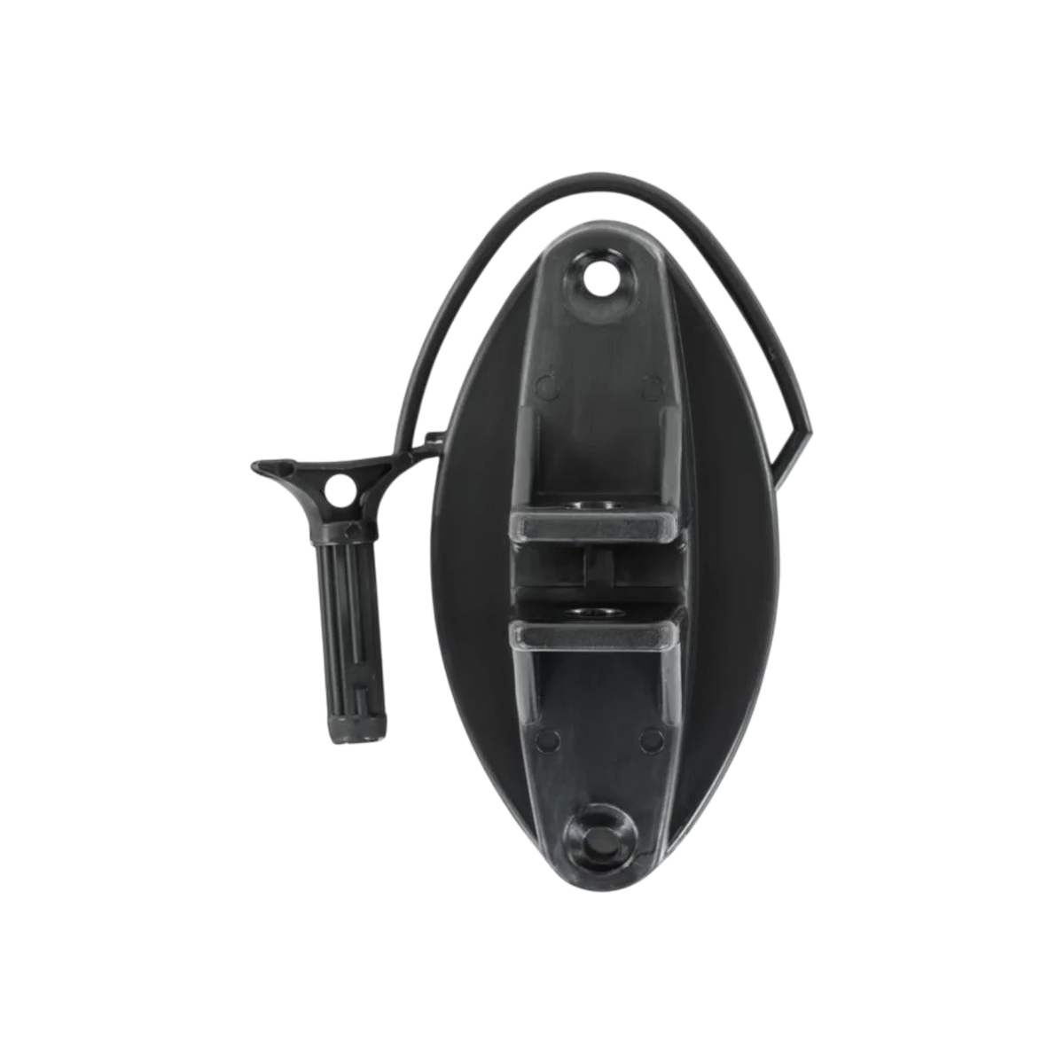 USA Grazing Systems Fencer's Choice black plastic pin-lock insulator for wood post electric fencing