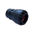 USA Grazing Systems Plasson Series 1 black polypropylene female adapter for PE to threaded pipe transitions.