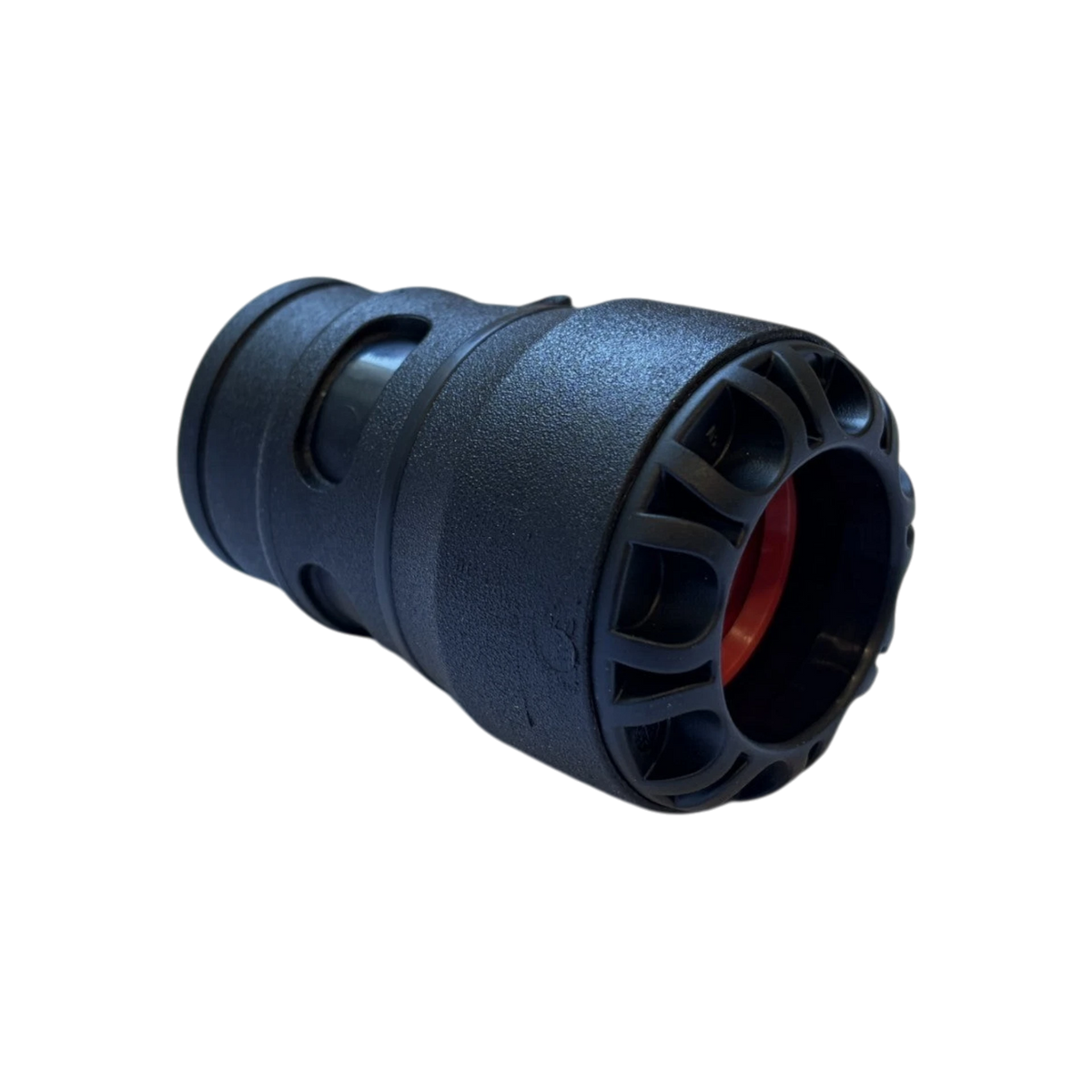 USA Grazing Systems Plasson Series 1 black polypropylene female adapter for PE to threaded pipe transitions.