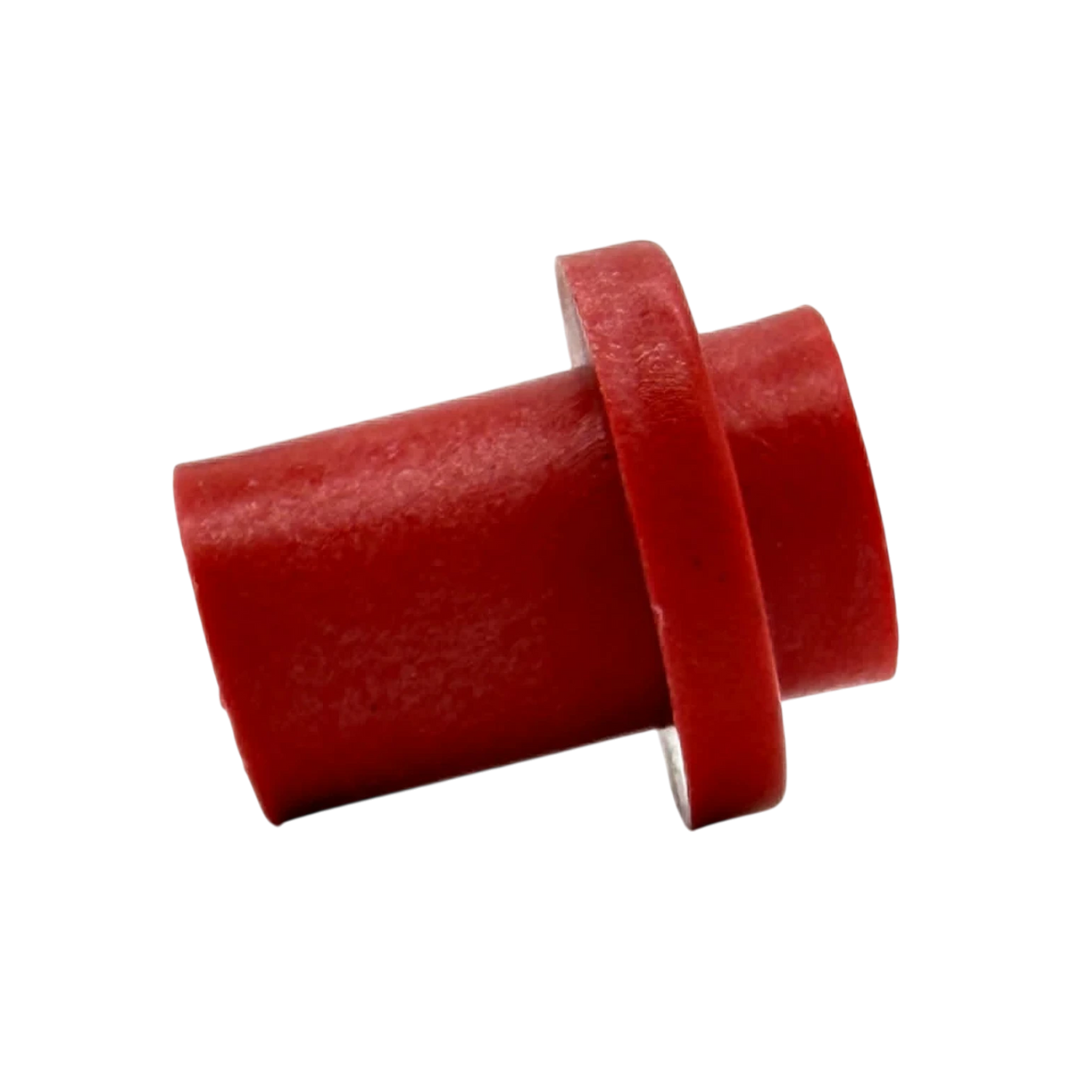 USA Grazing Systems red plastic bushing insert for Taragate geared reels to ensure smooth spool rotation.