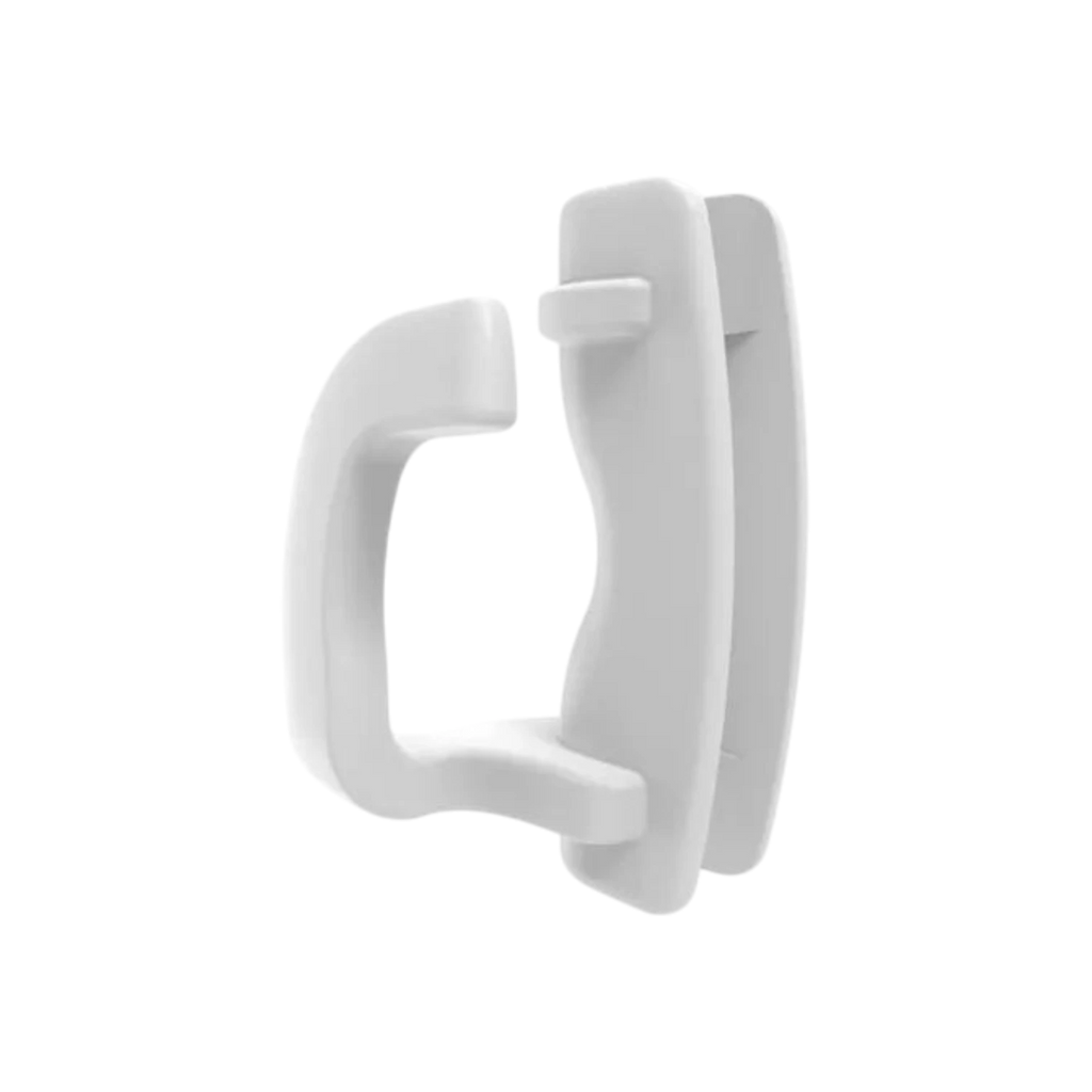 USA Grazing Systems Gallagher multi-wire ring top post insulator made of durable white glass-filled nylon.