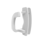 USA Grazing Systems Gallagher multi-wire ring top post insulator made of durable white glass-filled nylon.