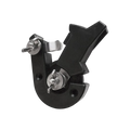 USA Grazing Systems black swivel cut-out switch with stainless steel contacts and spring-loaded wing nut terminals.