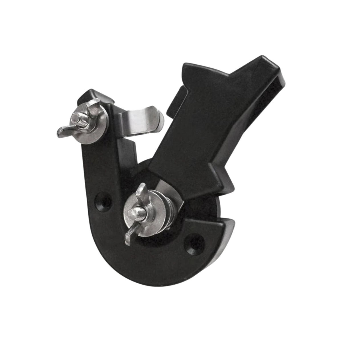 USA Grazing Systems black swivel cut-out switch with stainless steel contacts and spring-loaded wing nut terminals.