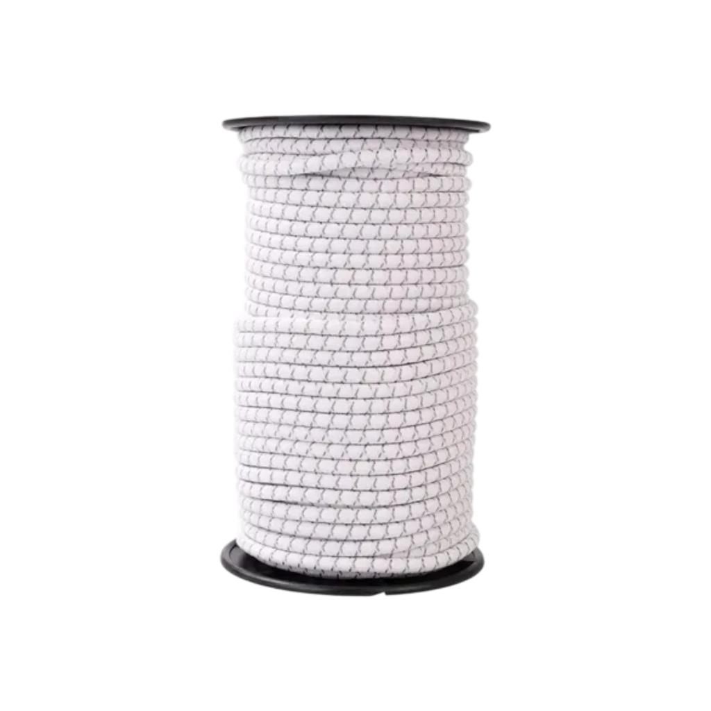 USA Grazing Systems Taragate conductive bungy cord on a spool for electric fence gateways with stainless steel strands