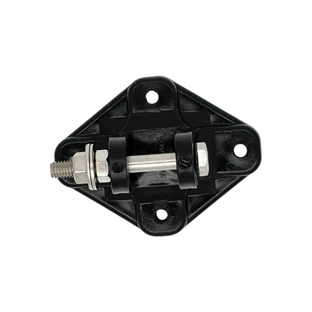 USA Grazing Systems Taragate heavy duty black anchor with 4-point mounting and stainless steel hardware for reel systems