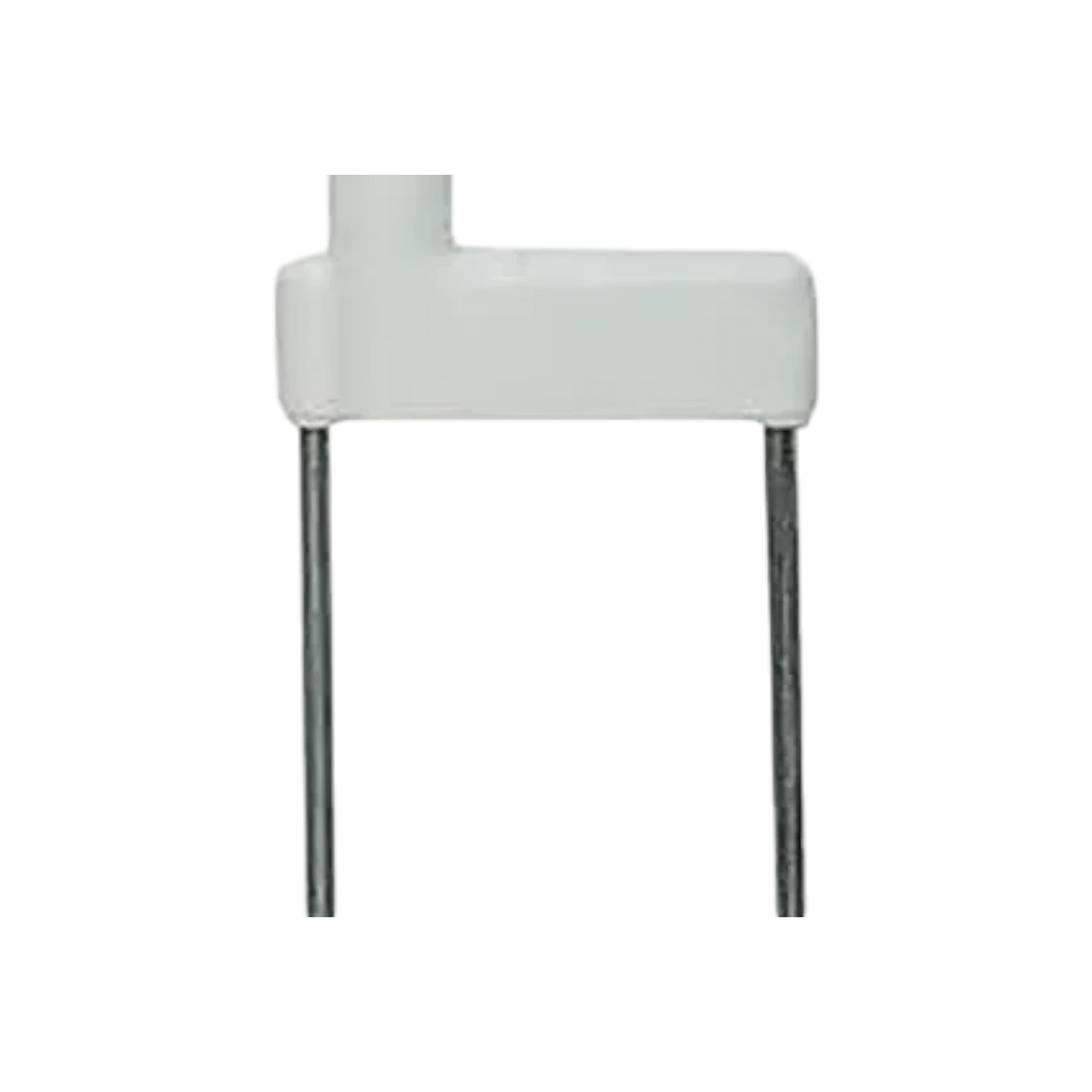 USA Grazing Systems Taragate replacement step-in foot for TG gate with white plastic housing and two metal prongs