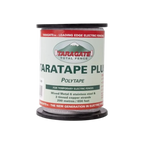 USA Grazing Systems Taragate TaraTape Plus 656-foot roll of conductive white electric fence tape for livestock.